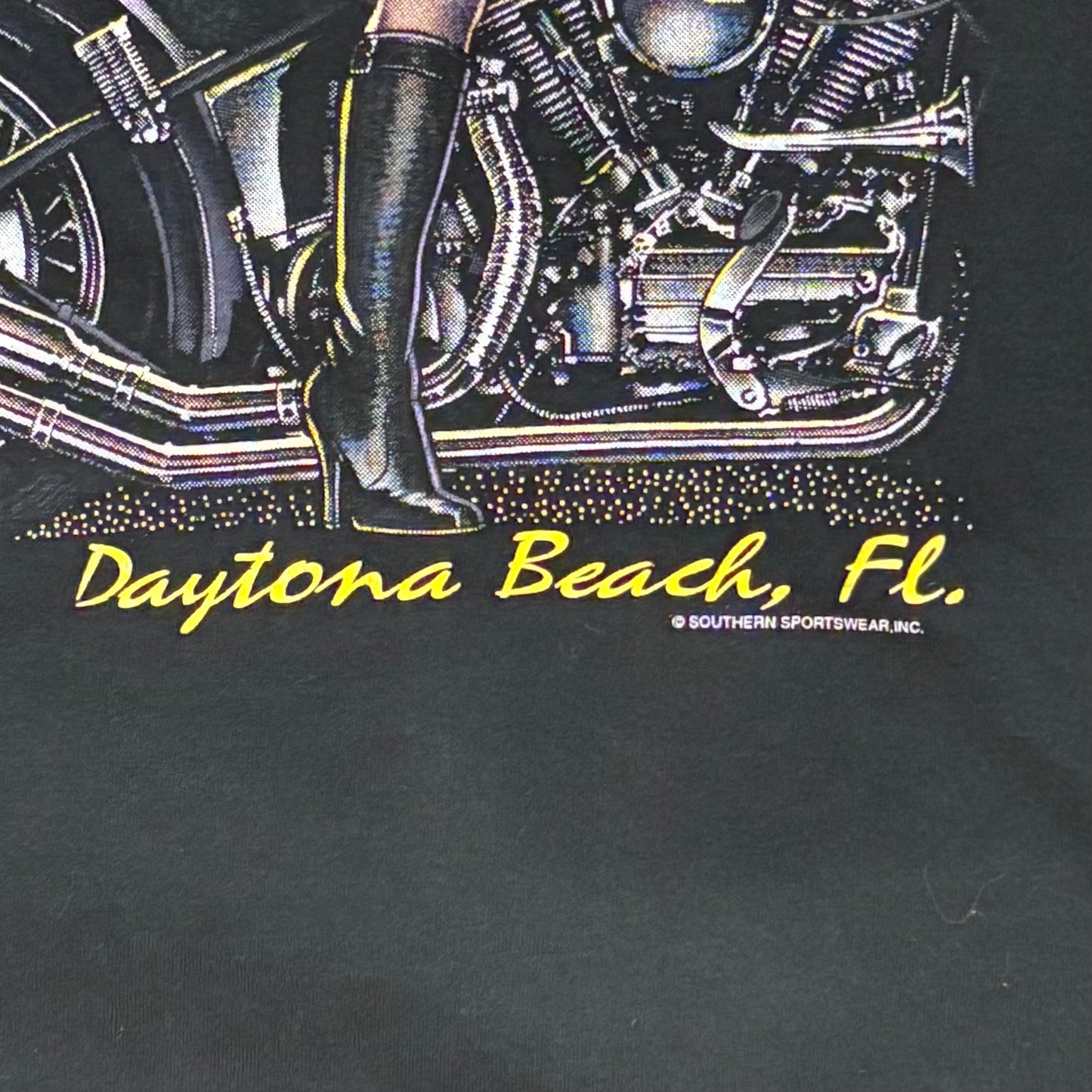90's anvil BIKE WEEK モーターサイクル バイク Tシャツ 黒 (2XL)/B1964T-SO