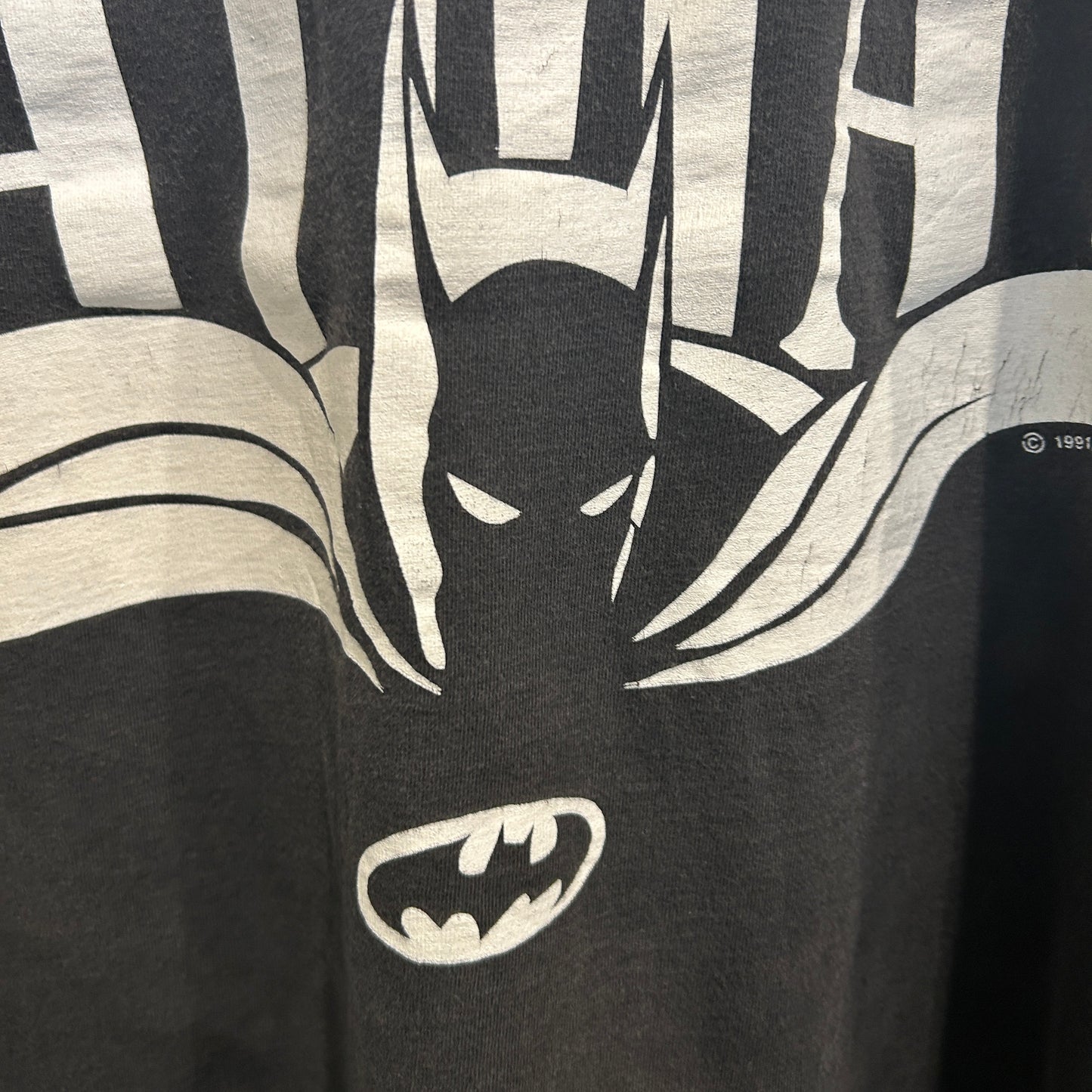 90's BE THERE バットマン DC コミック キャラクターTシャツ 黒 (XL)/A2325T-SO