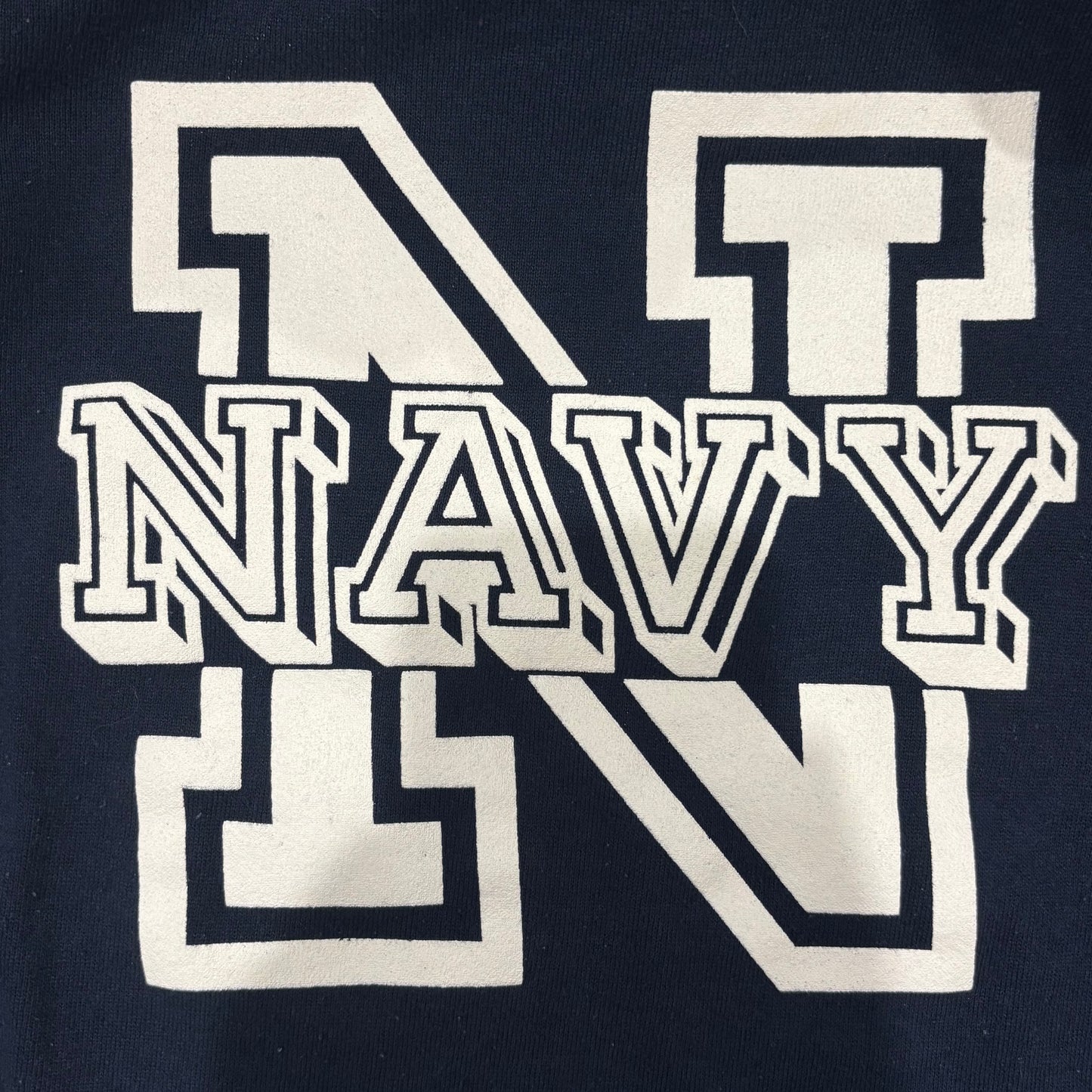 90's Soffe Sweats NAVY ラグランスウェット ミリタリー  紺 (L)/A8537S-SO