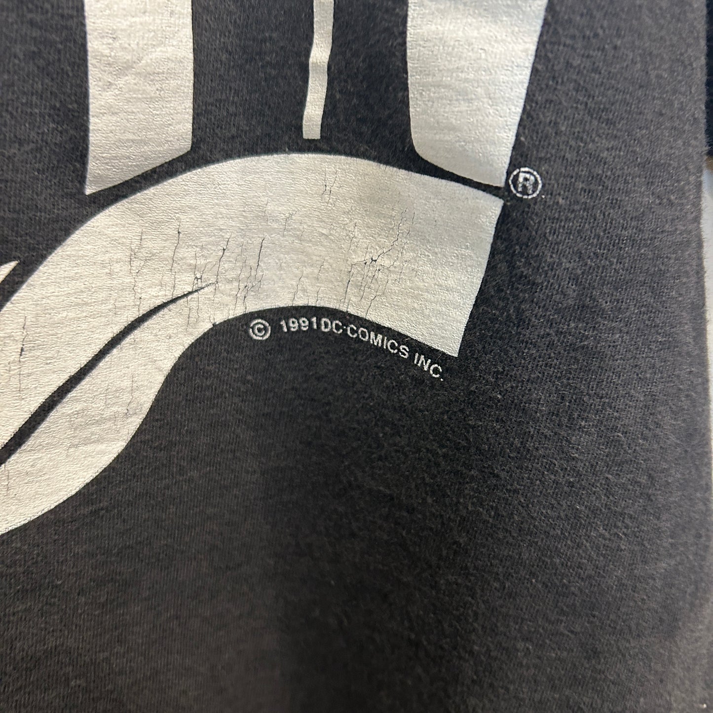 90's BE THERE バットマン DC コミック キャラクターTシャツ 黒 (XL)/A2325T-SO