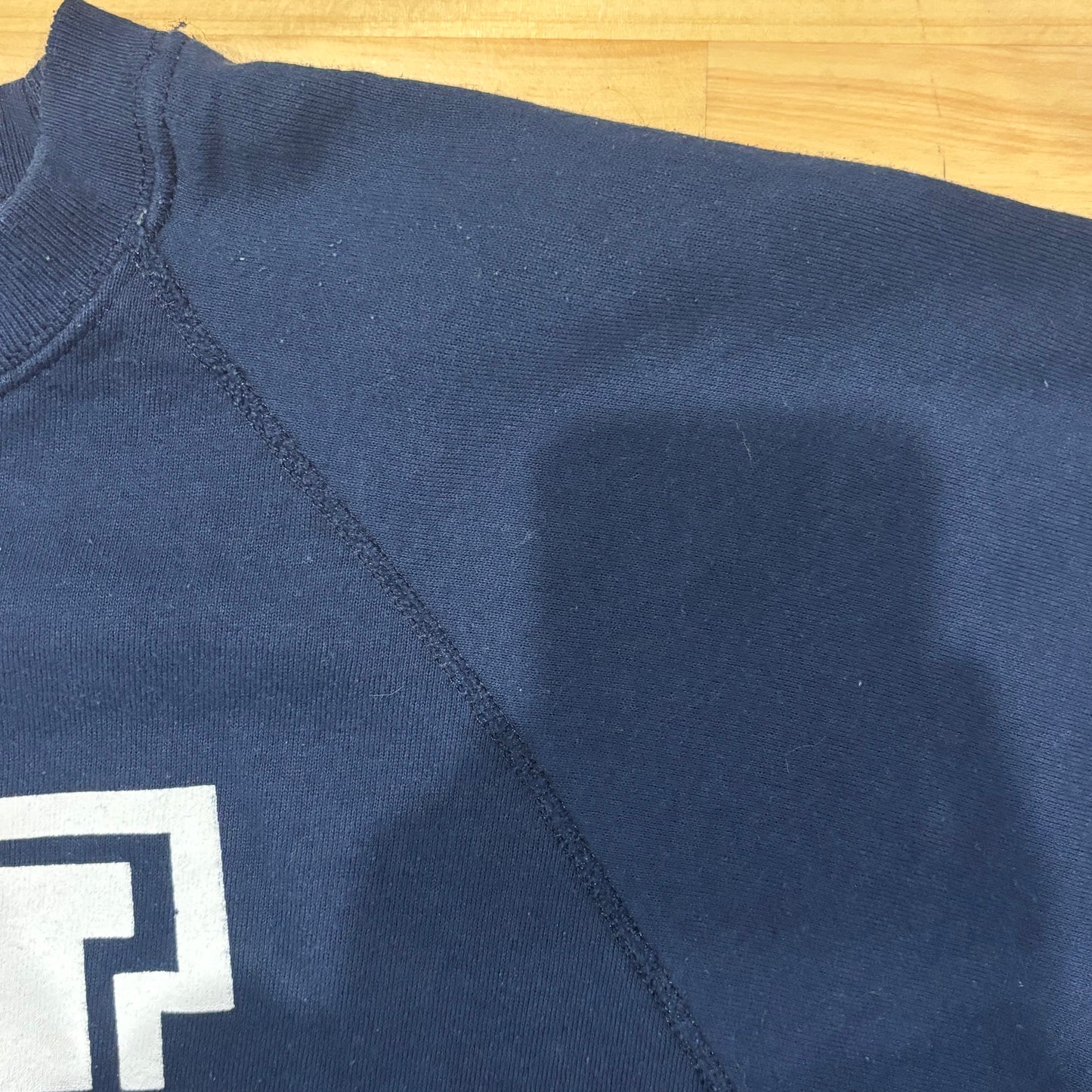 90's Soffe Sweats NAVY ラグランスウェット ミリタリー  紺 (L)/A8537S-SO