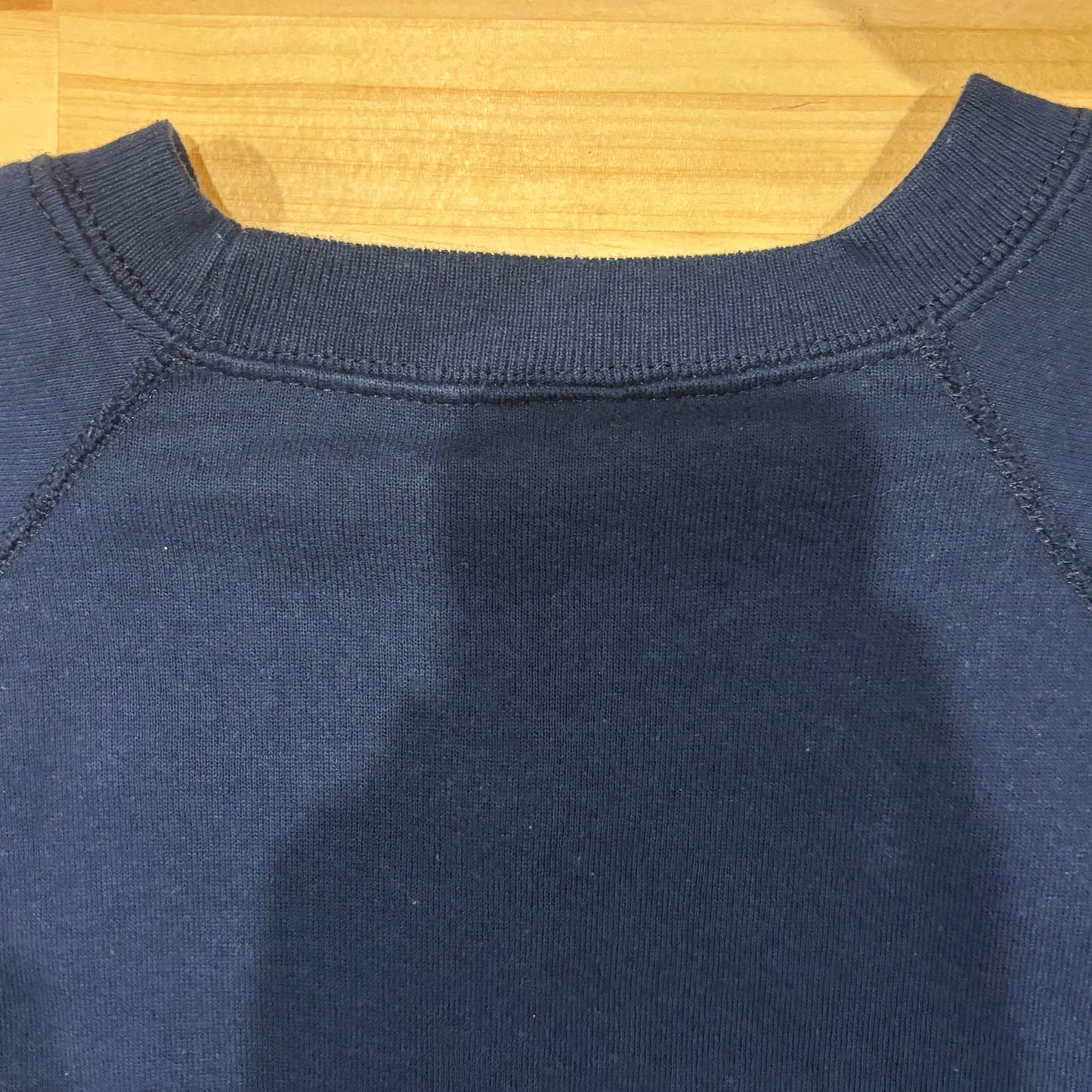 90's Soffe Sweats NAVY ラグランスウェット ミリタリー  紺 (L)/A8537S-SO