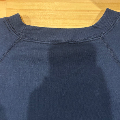 90's Soffe Sweats NAVY ラグランスウェット ミリタリー  紺 (L)/A8537S-SO