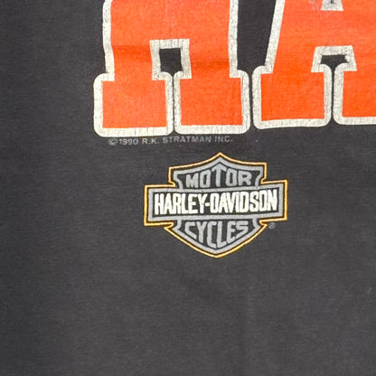 90's Hanes Harley-Davidson タンクトップシャツ 黒 (M)/B2026T-SO