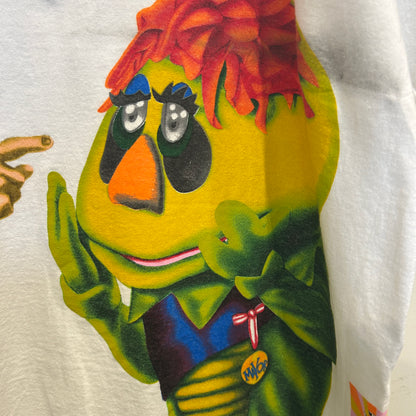 90's Delta 怪獣島の大冒険 キャラクター Tシャツ 白 (XL)/B2736T-SO