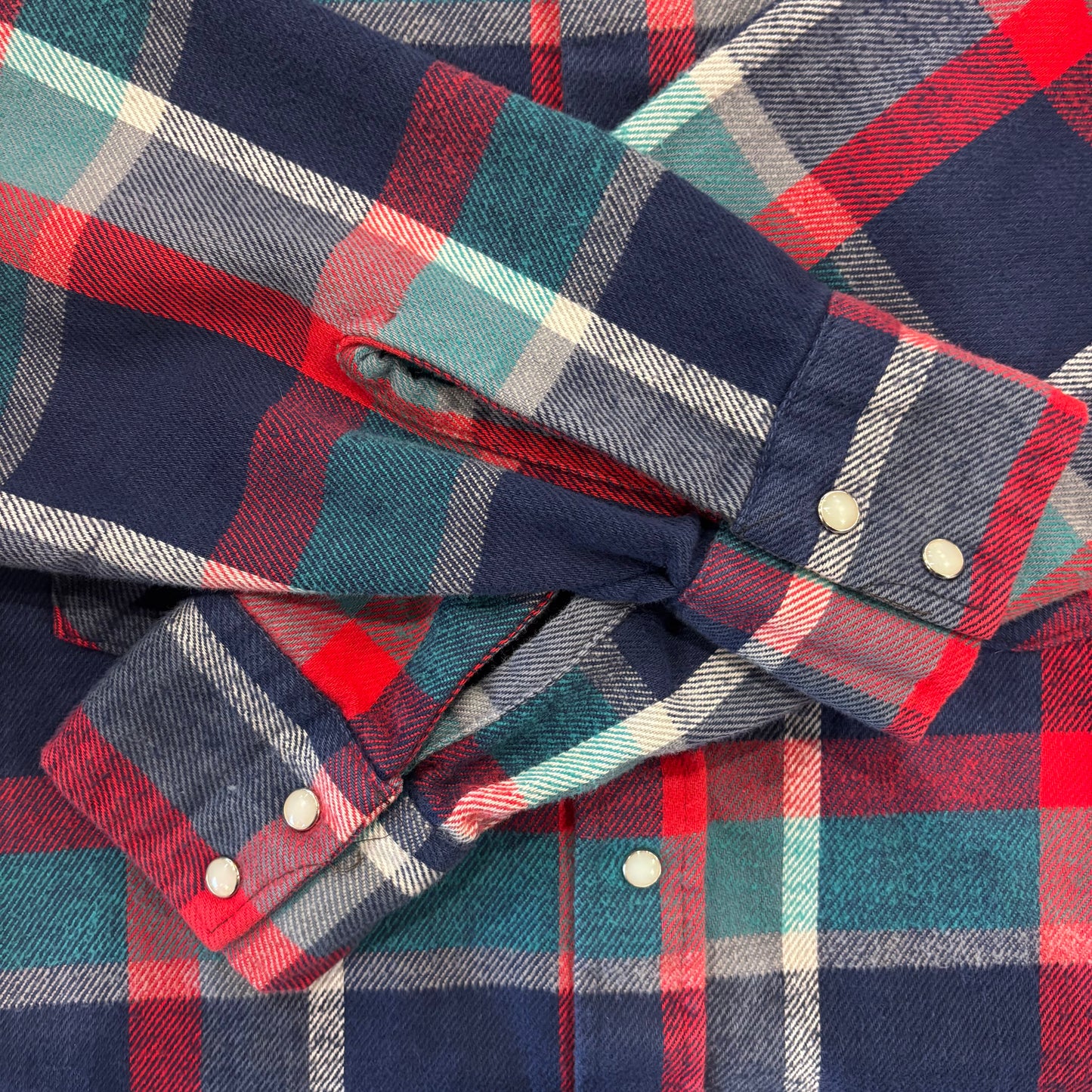 90's  Frostproof  ウエスタン ネルシャツ ターコイズブルー、ネイビー、赤 XL /B3157SH-SO