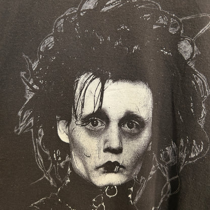 00's Scissor Hands エドワード・シザーハンズ ムービーTシャツ 黒 (サイズ不明)/C1047T-SO
