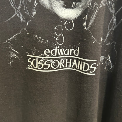 00's Scissor Hands エドワード・シザーハンズ ムービーTシャツ 黒 (サイズ不明)/C1047T-SO
