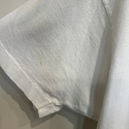 80's Fruit of the loom ディズニー ミッキーマウス キャラクターTシャツ 白 (L)/A6543T-SO
