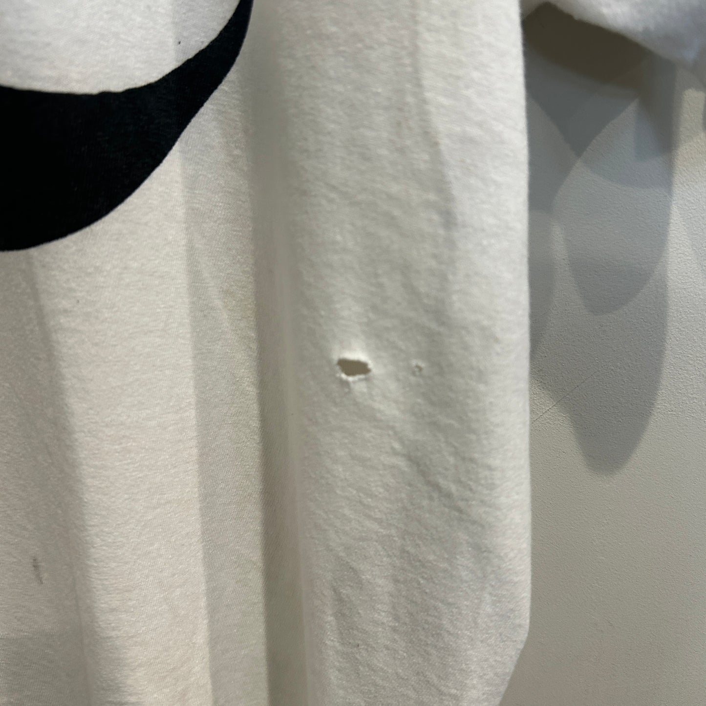 80's Fruit of the loom ディズニー ミッキーマウス キャラクターTシャツ 白 (L)/A6543T-SO