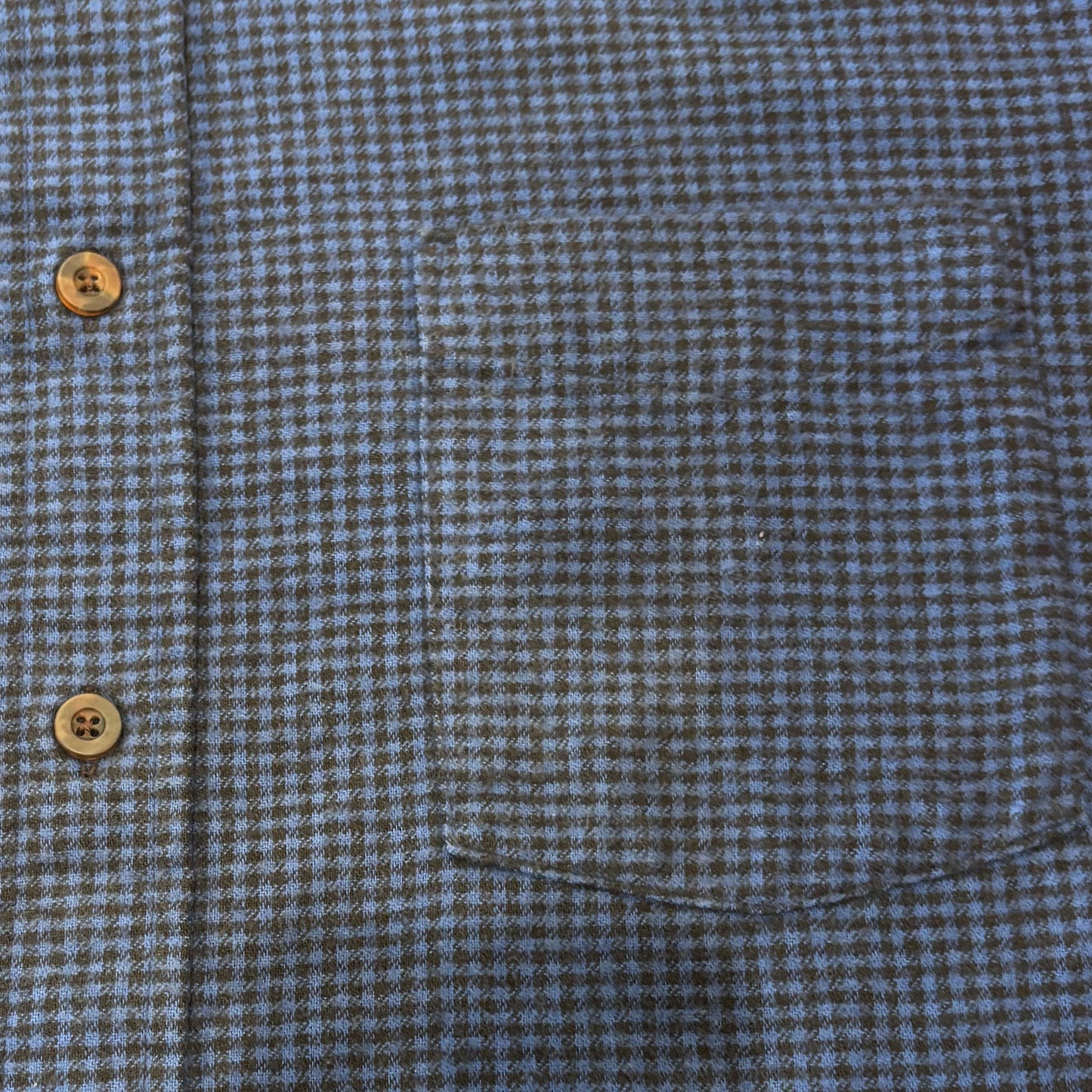 90's  L.L.Bean  ギンガムチェックシャツ 青 XL /A8392SH-SO