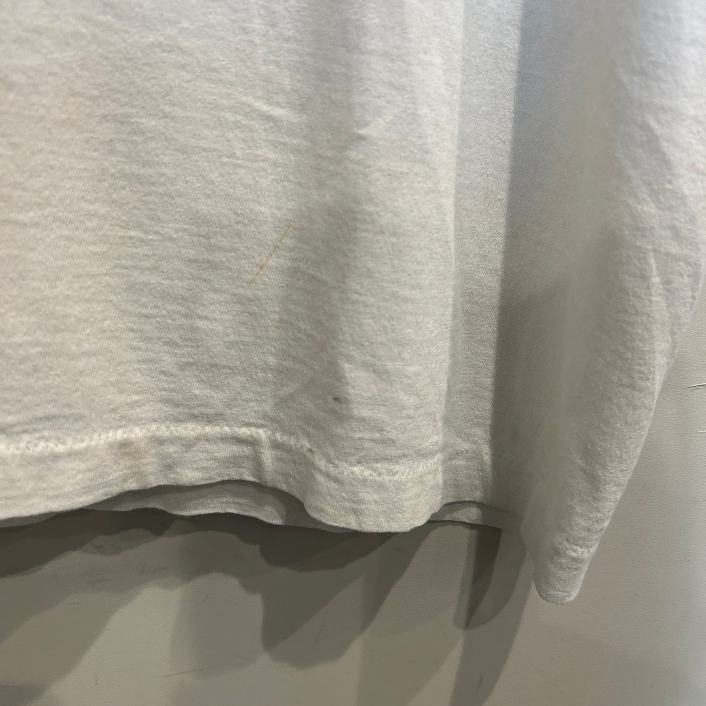 80's Fruit of the loom ディズニー ミッキーマウス キャラクターTシャツ 白 (L)/A6543T-SO