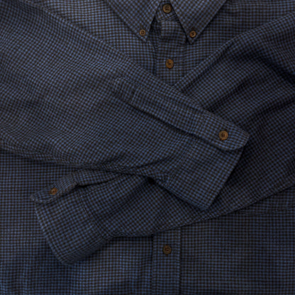 90's  L.L.Bean  ギンガムチェックシャツ 青 XL /A8392SH-SO