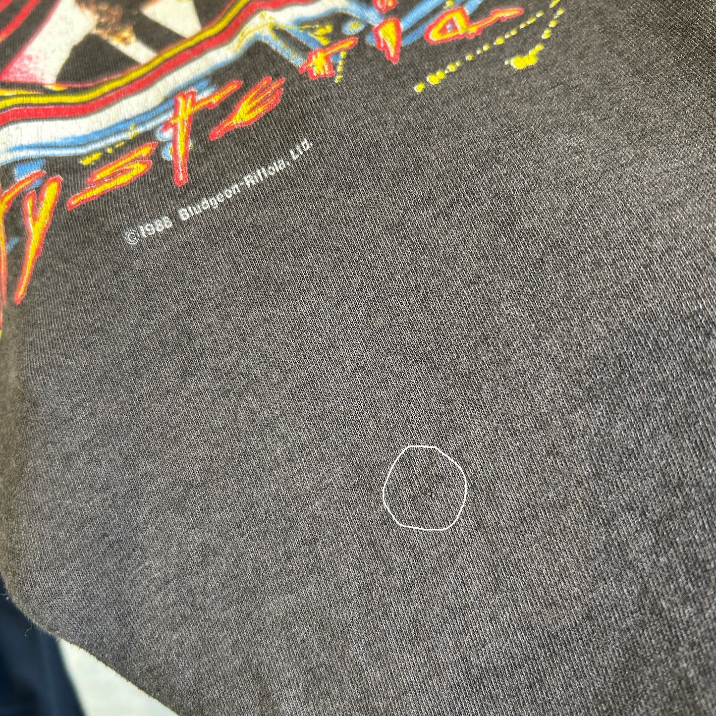 80's Def Leppard デフ・レパード ”Hysteria” バンドTシャツ 黒(XL)/A2740T-SO
