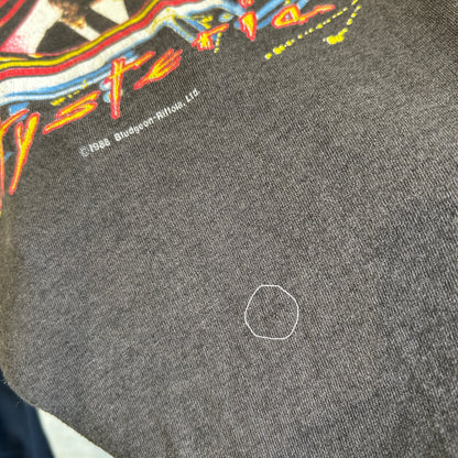 80's Def Leppard デフ・レパード ”Hysteria” バンドTシャツ 黒(XL)/A2740T-SO