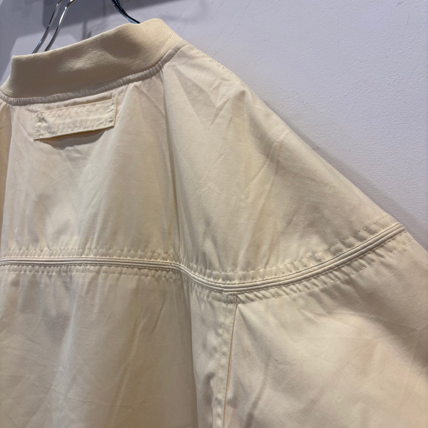 90-00's HABAND ハバンド カップショルダージャケット ダービー ペールイエロー (L)/A8162J-SO