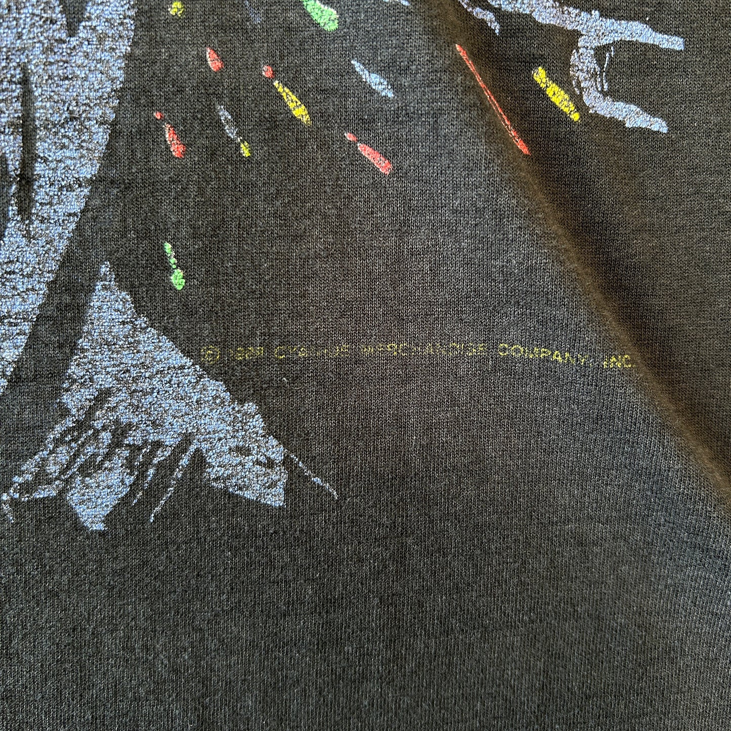 80's Poison ポイズン Live Tシャツ バンドT 黒/A2747T-SO