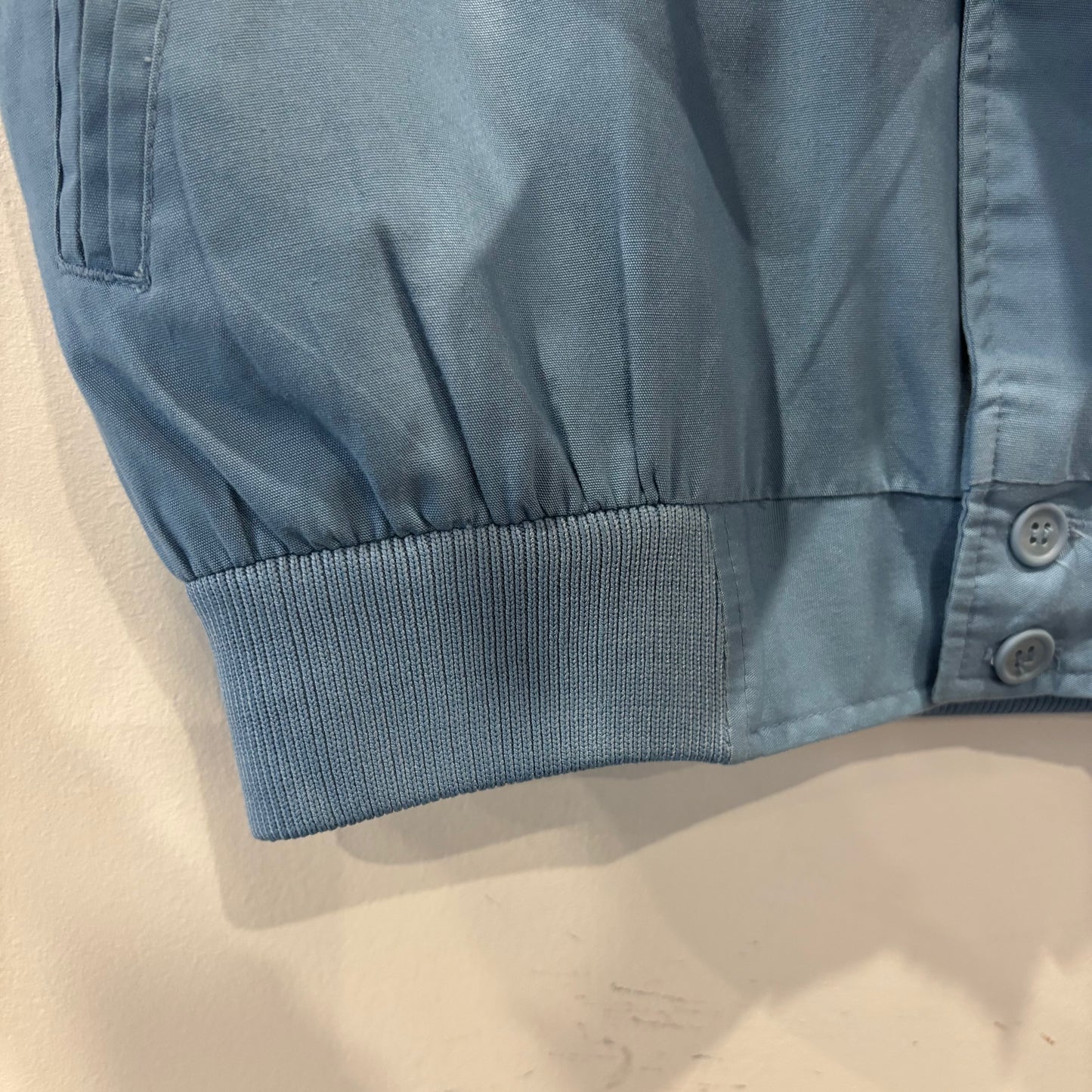 80-90's Guy Loren グレッグ・ローレン カップショルダージャケット ダービー サックスブルー (M)/A8161J-SO