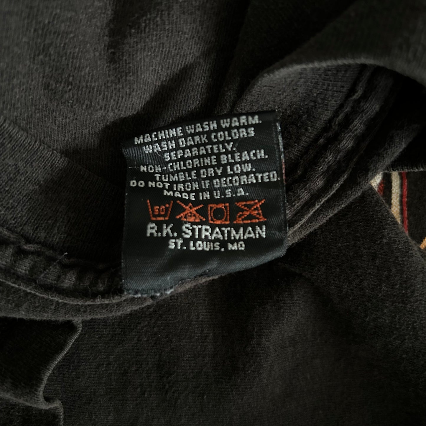 90's Harley-Davidson タイガー フレイムプリントロンT 黒（XL)/A7104T-SO