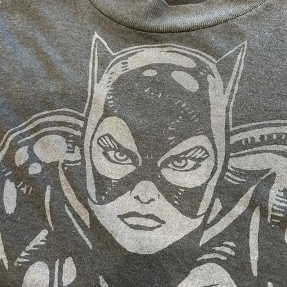 90's SSI キャット・ウーマン キャラクターTシャツ  バットマン DC COMICS 黒(XL)/A6763T-SO