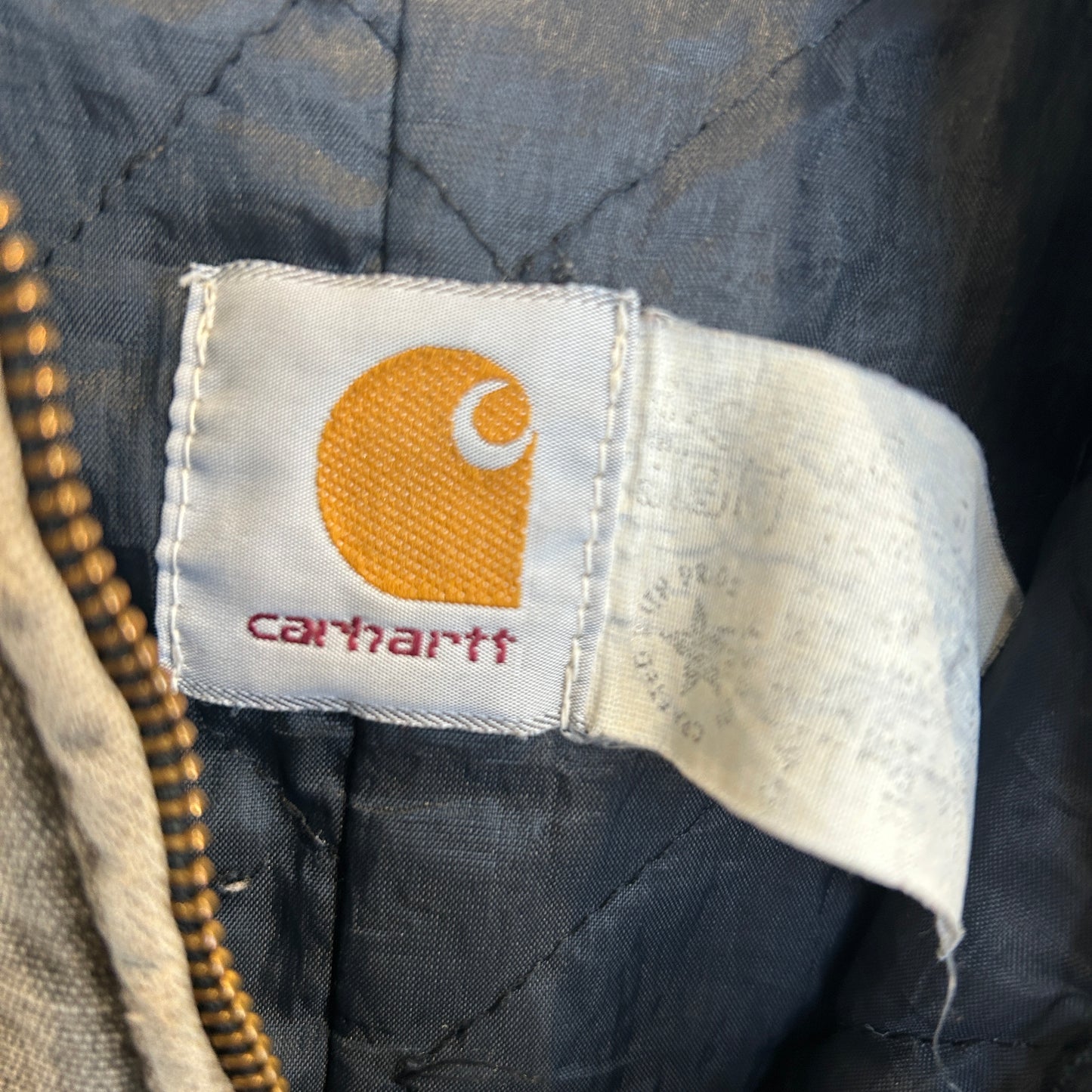 90's Carhartt カーハート アクティブジャケット フェード  ブラウン(L)/B3408J-SO