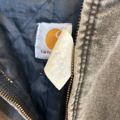 90's Carhartt カーハート アクティブジャケット フェード  ブラウン(L)/B3408J-SO