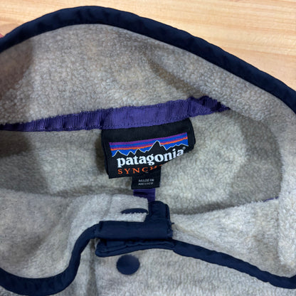00's Patagonia シンチラスナップT フリースジャケット オートミール (L)/B3160F-SO