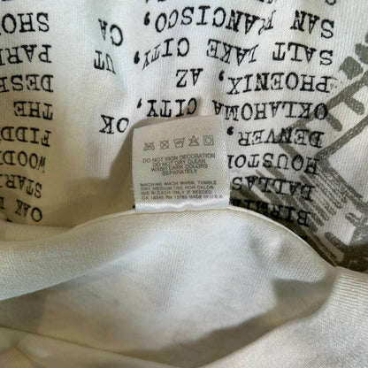 90's Van Halen　ヴァン・ヘイレン 1993　ツアーTシャツ バンドT 白 (L)/A3687T-SO