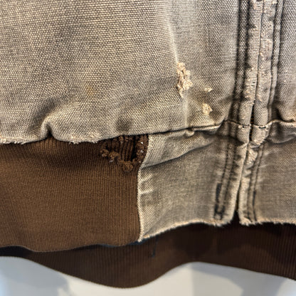 90's Carhartt カーハート アクティブジャケット フェード  ブラウン(L)/B3408J-SO