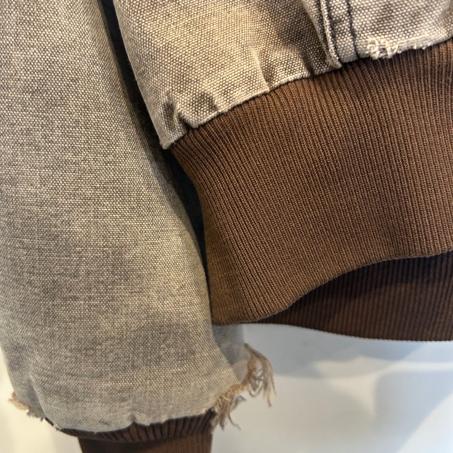 90's Carhartt カーハート アクティブジャケット フェード  ブラウン(L)/B3408J-SO