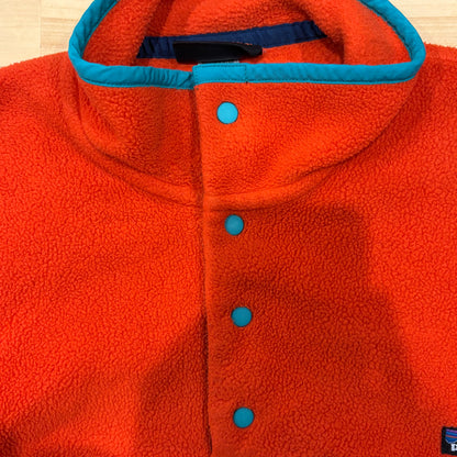 00's Patagonia シンチラスナップT フリースプルオーバー オレンジ  (XS)/A8759F-SO