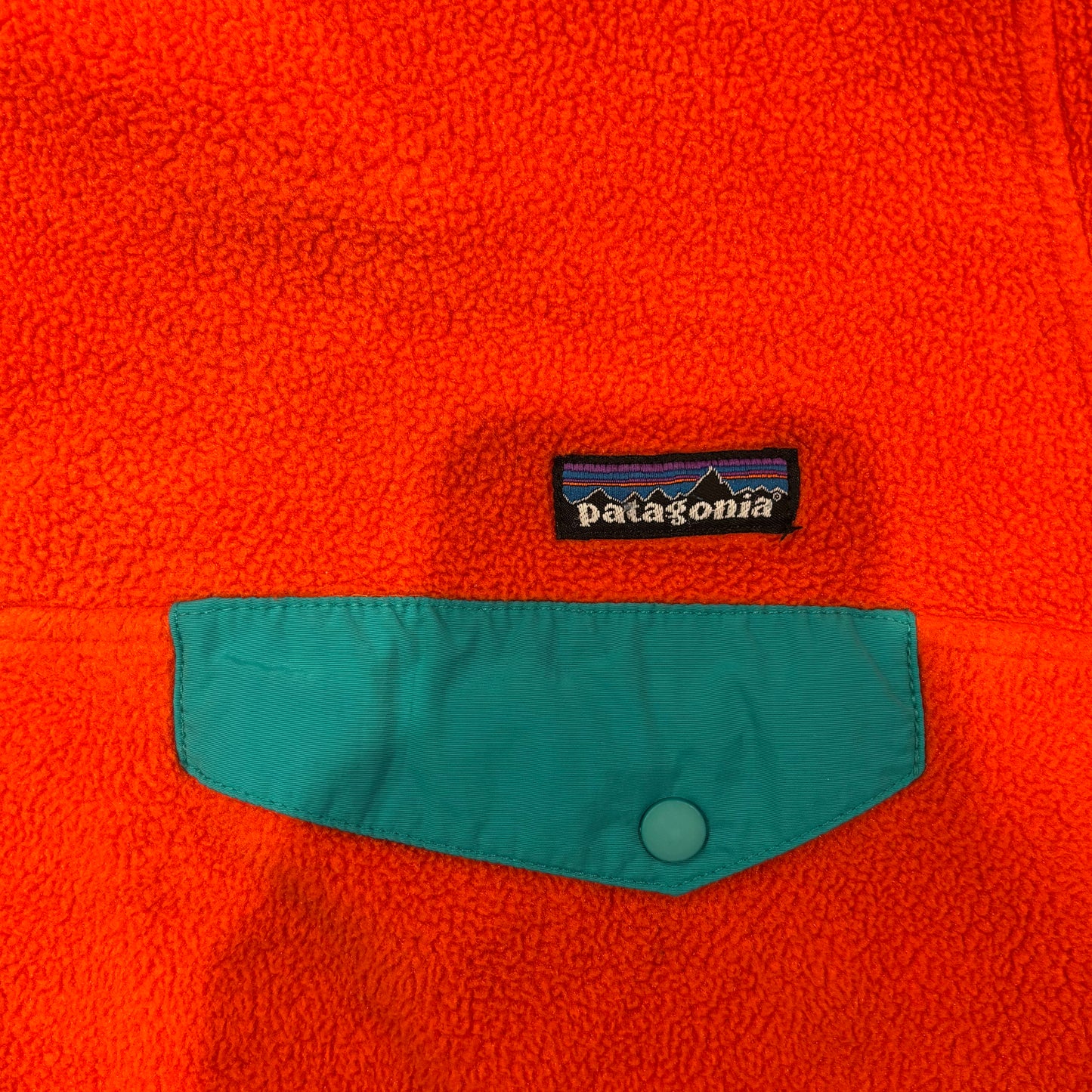 00's Patagonia シンチラスナップT フリースプルオーバー オレンジ  (XS)/A8759F-SO