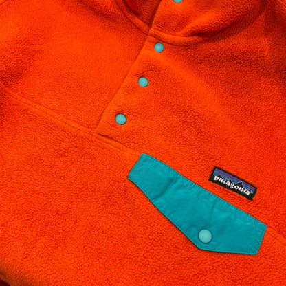 00's Patagonia シンチラスナップT フリースプルオーバー オレンジ  (XS)/A8759F-SO