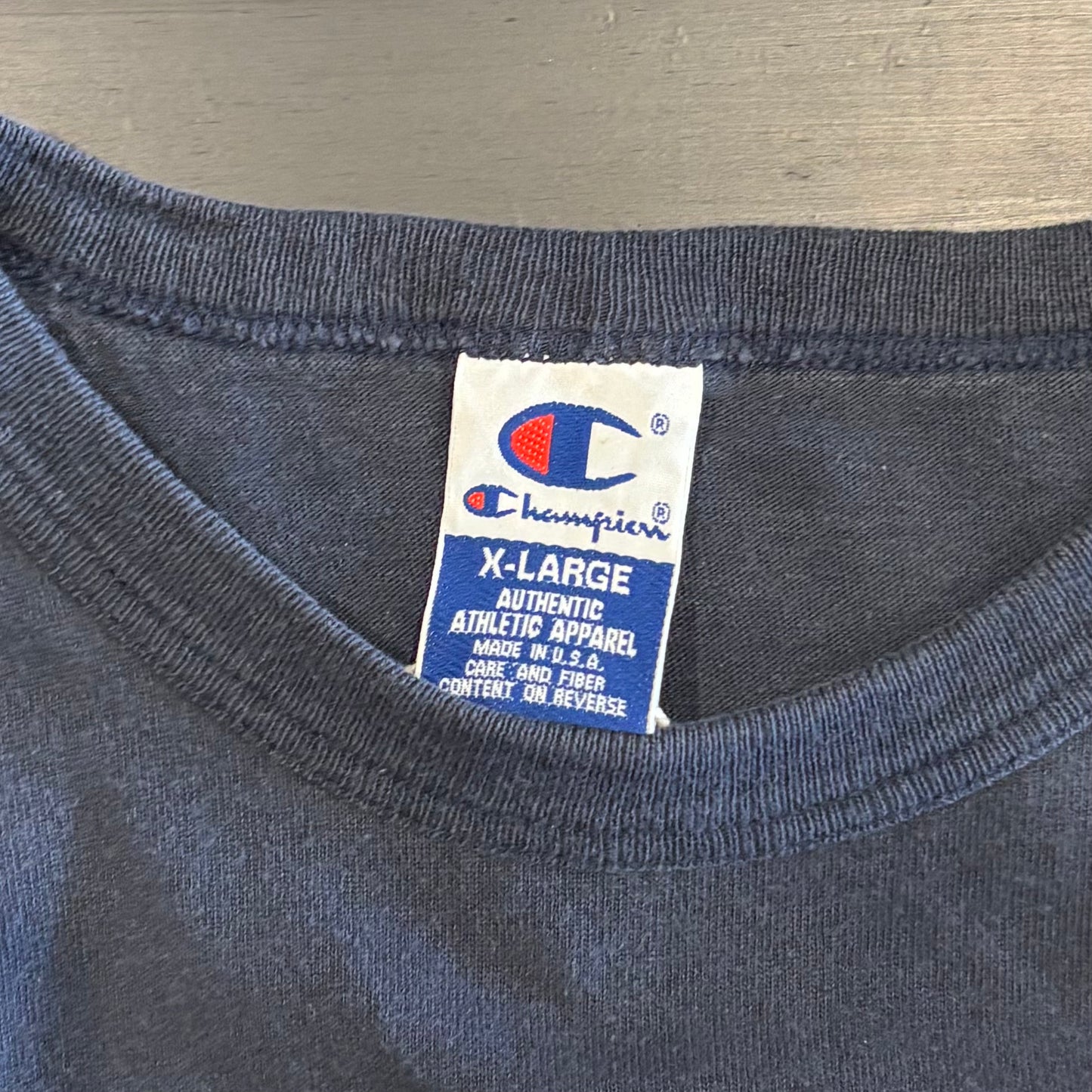 90's Champion U.S.Border Patrol Agent Tシャツ ネイビー (XL)/A6404T-SO