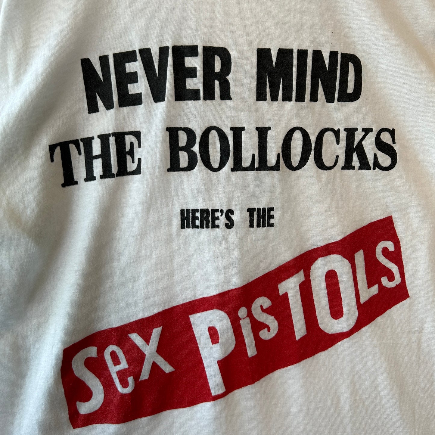80's Sex Pistols セックス・ピストルズ 『勝手にしやがれ！！』 バンドTシャツ 白 REBEL (M)/A4025T-SO