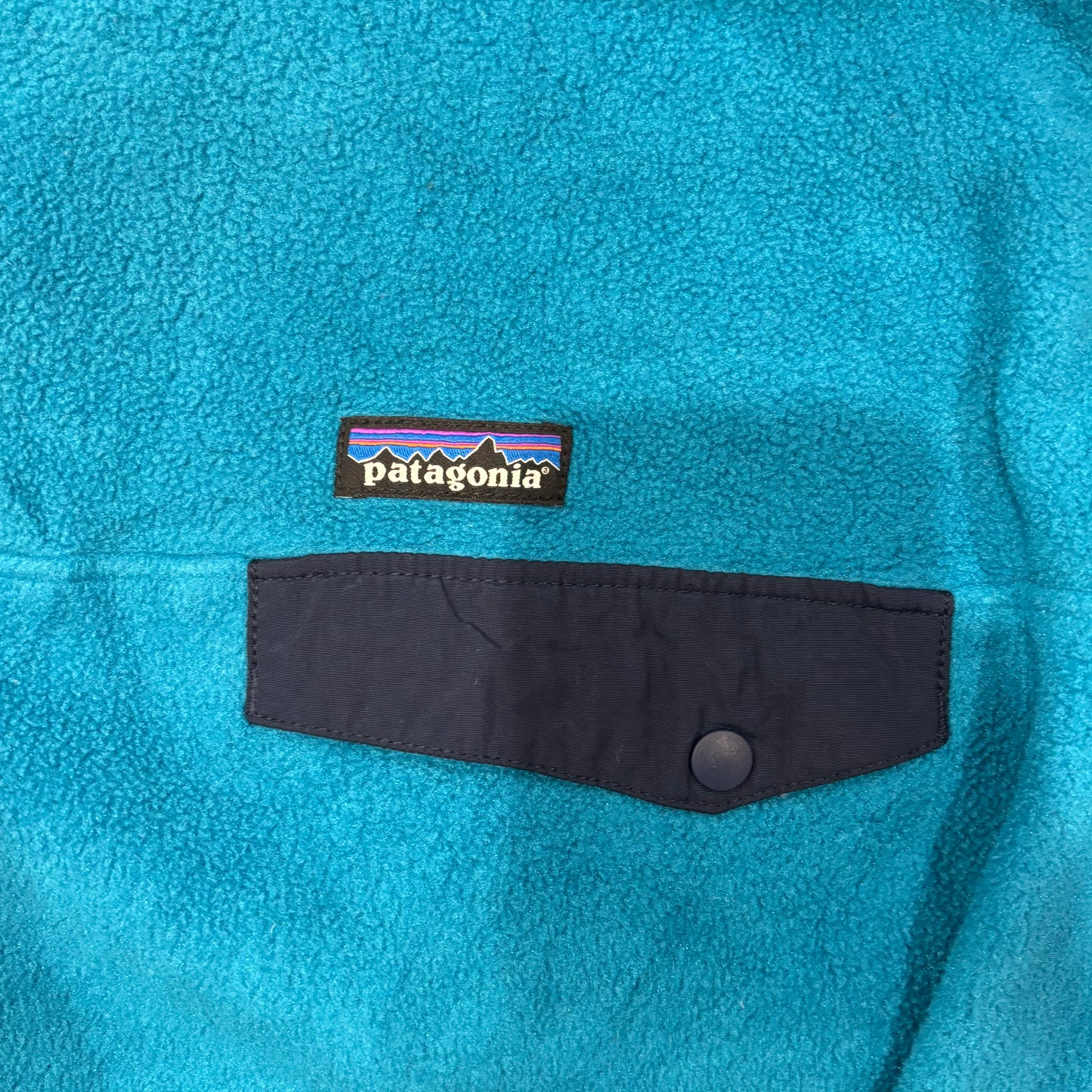 00's Patagonia シンチラスナップT フリースジャケット ターコイズブルー (L)/B3161F-SO