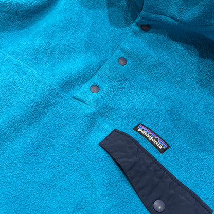 00's Patagonia シンチラスナップT フリースジャケット ターコイズブルー (L)/B3161F-SO