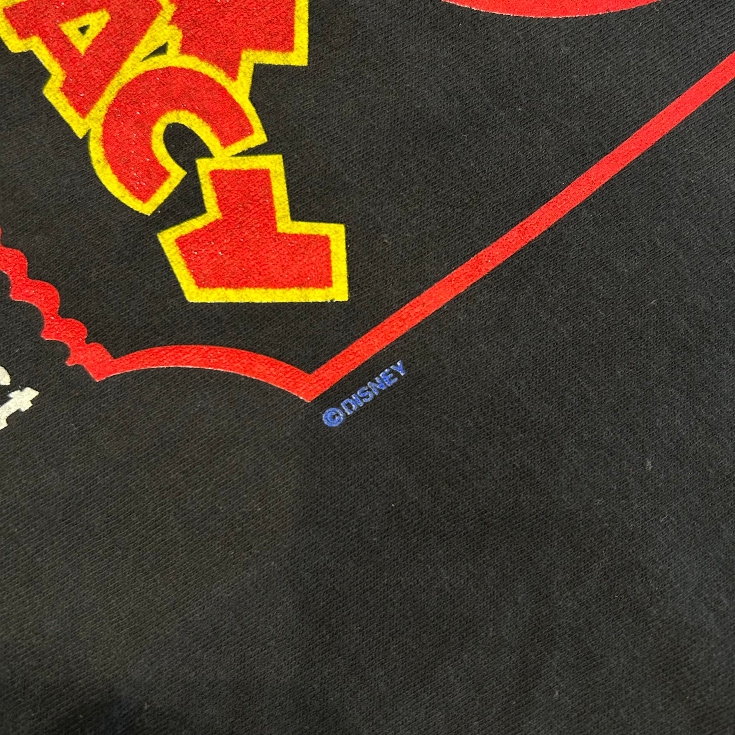 90's Disney DICK TRACY ディックトレーシー コミック ムービーTシャツ 黒(XL)/A6520T-SO