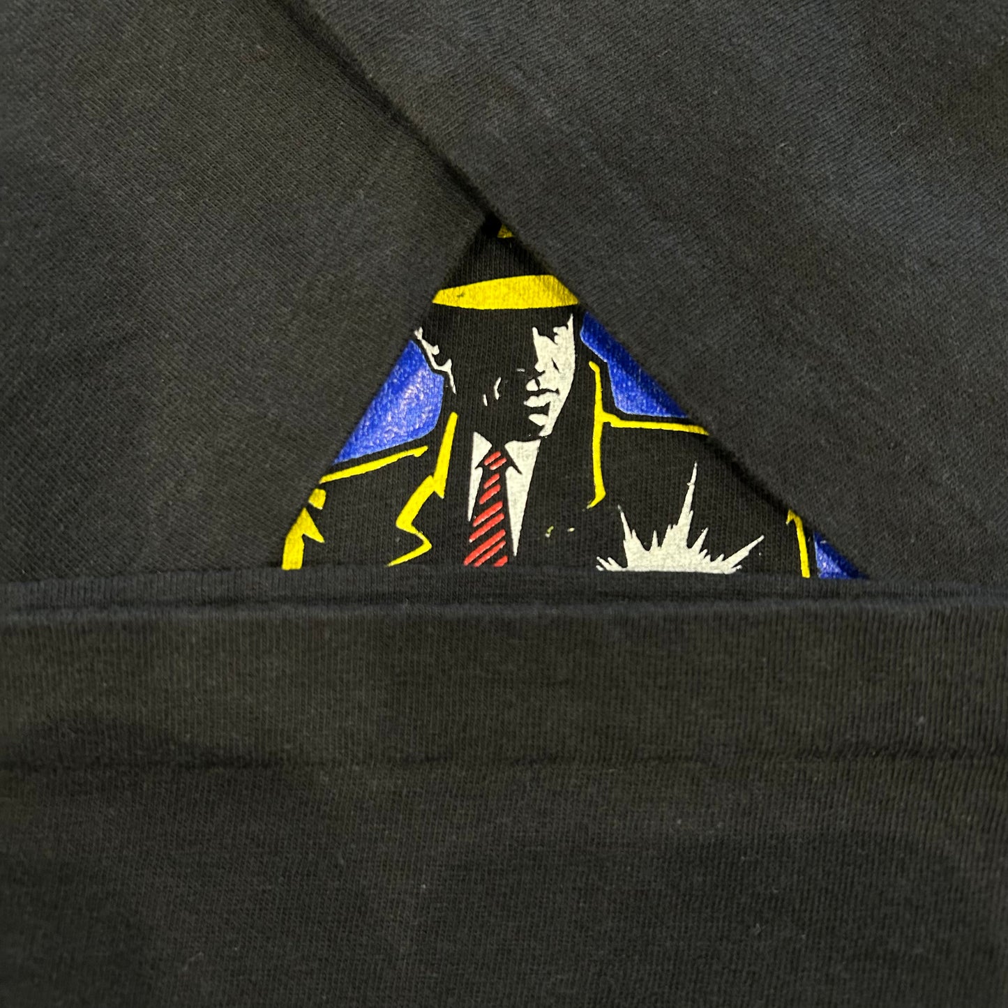 90's Disney DICK TRACY ディックトレーシー コミック ムービーTシャツ 黒(XL)/A6520T-SO