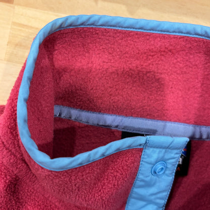 00's Patagonia シンチラスナップT フリースプルオーバー ローズ / シアン (L)/B3162F-SO