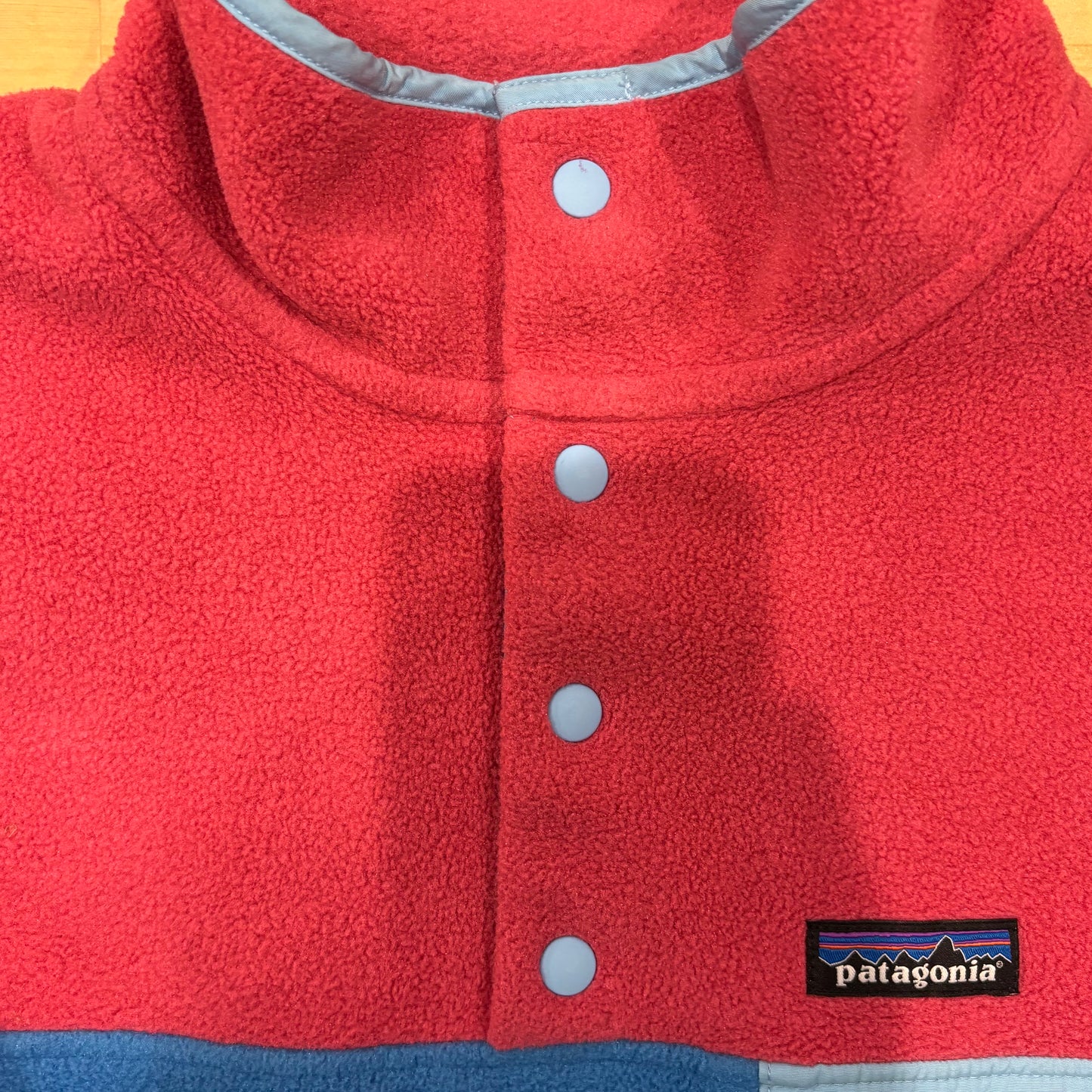 00's Patagonia シンチラスナップT フリースプルオーバー ローズ / シアン (L)/B3162F-SO