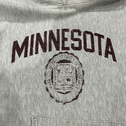 80's champion reverse weave "MINNESOTA" チャンピオン リバースウィーブ ミネソタ グレー (M)/A7543S-SO
