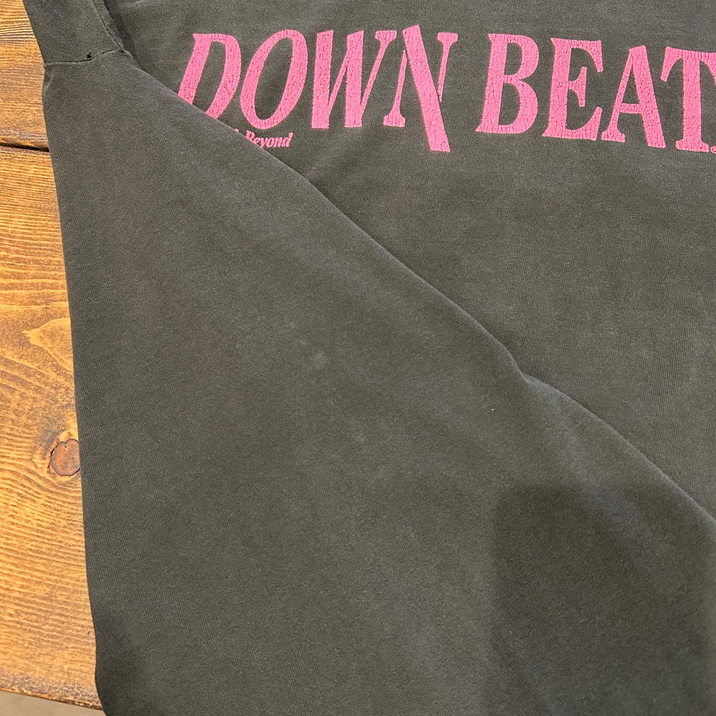 90's DOWN BEAT MAGAZIN 雑誌 Jazz Tシャツ ディジー・ガレスピー 黒(XL)/B2447T-SO
