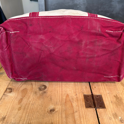 90's L.L.Bean Boat&Tote キャンバストートバッグ バーガンディー /A9306AC-SO