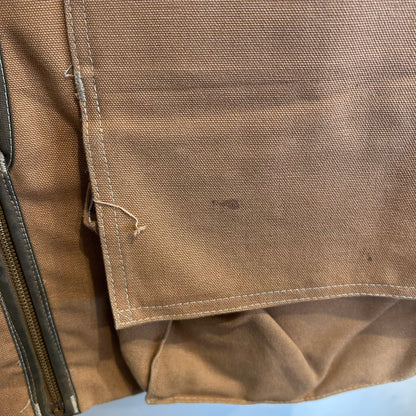 80's Carhartt カーハート ダックハンティングベスト VU256 ブラウン(L)/B0984V-SO