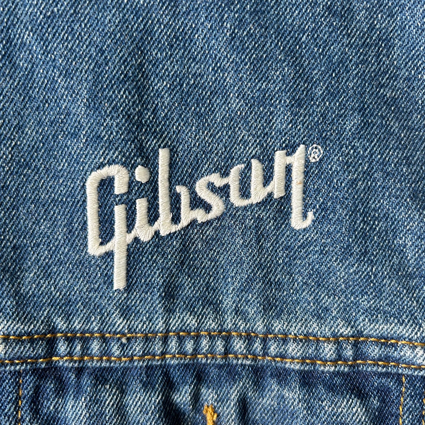 00's Gibson デニムジャケット ロゴ刺繍 (M)/A2889J-SO