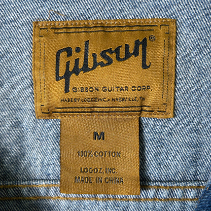 00's Gibson デニムジャケット ロゴ刺繍 (M)/A2889J-SO