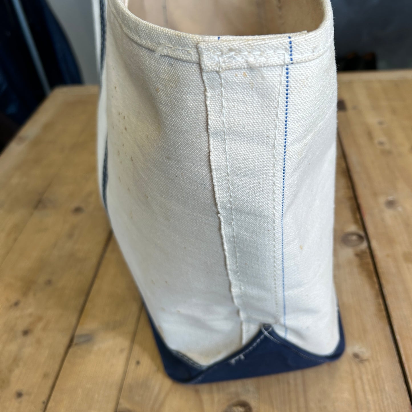 80's L.L.Bean Boat&Tote キャンバストートバッグ ショートハンドル /A9739AC-SO