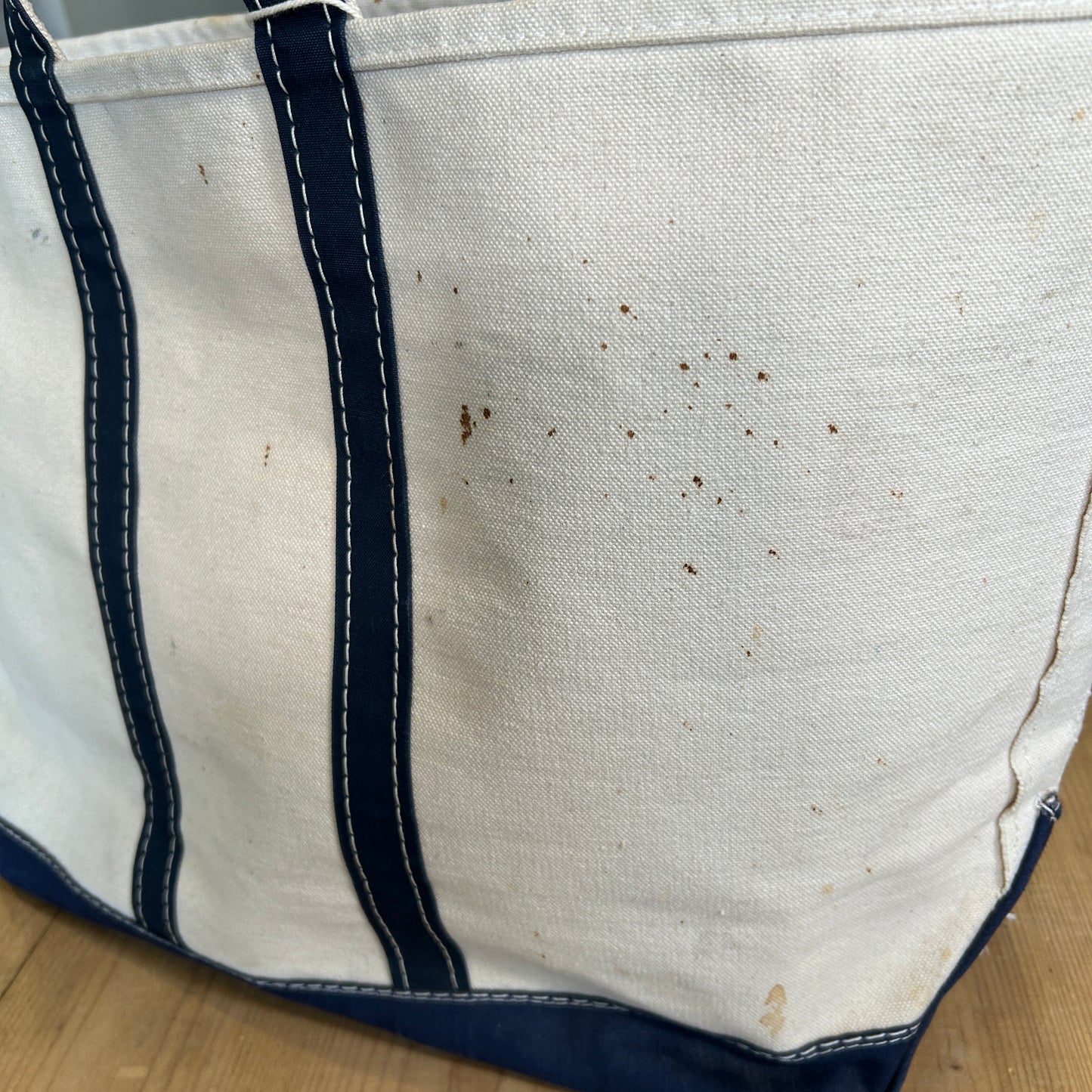 80's L.L.Bean Boat&Tote キャンバストートバッグ ショートハンドル /A9739AC-SO