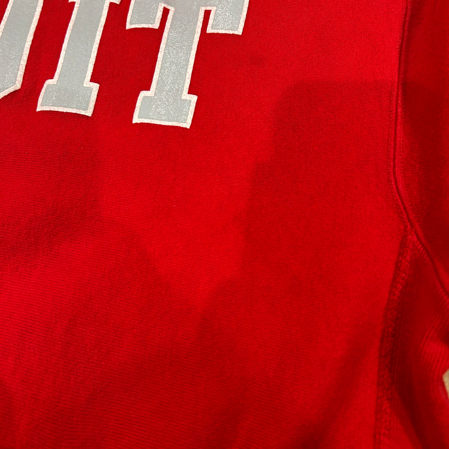 90's champion reverse weave "NJIT" チャンピオン リバースウィーブ レッド (XL)/A2250S-SO